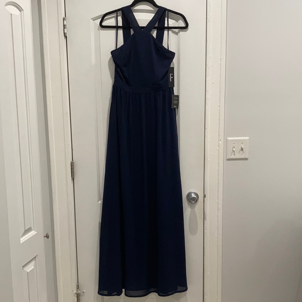 Lulu’s Air of Romance Navy Bridesmaids Dress/Cocktail Dress